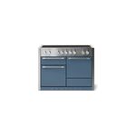 AGA AMC48INSTB 48" Mercury Freestanding Induction Range with 5 Induction Burners, 6 cu. ft. Capacity, Three Ovens, Child Lock, Overheat Detection, 7-Mode Multi-Function Oven, European Convection Oven, EasyClean Enamel (Stone Blue)