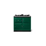 AGA AR7339BRG 39" AGA R7 100 Classic Cast Iron Range with 2 Hotplates, Altrashell Coating, Touch-Screen Panel, 3 Ovens with 24/7 Always-On Radiant Heat Collection (British Racing Green)