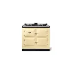 AGA AR7339CRM 39" AGA R7 100 Classic Cast Iron Range with 2 Hotplates, Altrashell Coating, Touch-Screen Panel, 3 Ovens with 24/7 Always-On Radiant Heat Collection (Cream)