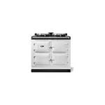 AGA AR7339PAS 39" AGA R7 100 Classic Cast Iron Range with 2 Hotplates, Altrashell Coating, Touch-Screen Panel, 3 Ovens with 24/7 Always-On Radiant Heat Collection (Pearl Ashes)