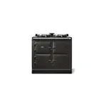 AGA AR7339PWT 39" AGA R7 100 Classic Cast Iron Range with 2 Hotplates, Altrashell Coating, Touch-Screen Panel, 3 Ovens with 24/7 Always-On Radiant Heat Collection (Pewter)