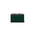 AGA AR7560IBRG 60" AGA R7 150 Classic Cast Iron Range with Induction Hotcupboard, 2 Hotplates, 5 Ovens with 24/7 Always-On Radiant Heat Collection, Altrashell Coating (British Racing Green)