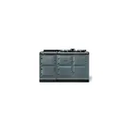 AGA AR7560ISLT 60" AGA R7 150 Classic Cast Iron Range with Induction Hotcupboard, 2 Hotplates, 5 Ovens with 24/7 Always-On Radiant Heat Collection, Altrashell Coating (Slate)