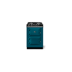 AGA ATC2DFSAL 24" City24 Cast Iron Dual Fuel Range with 2 Multi-Function Cast Iron Electric, Ovens Roasting/Baking Oven and Slow Cook Oven, 4 Burner Cooktop (Salcombe Blue)