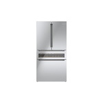 Bosch B36CL81ENG 36" 800 Series Smart Counter-Depth 4-Door Refrigerator with 20.5 cu. ft. Total Capacity, Refreshment Center, Energy Star, Home Connect, Glass Front Drawer, Star K (Stainless Steel)