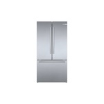 Bosch B36CT80SNS 36" 800 Series Smart French Door Refrigerator with 20.8 cu. ft. Capacity, FarmFresh System, VitaFreshPro, LED Lighting and MultiAirFlow (Stainless Steel)