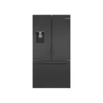 Bosch B36FD50SNB 36" 500 Series Smart French Door Refrigerator with 26 cu. ft. Capacity, QuickIcePro System, External Water and Ice Dispenser, Recessed LED Lighting (Black Stainless Steel)