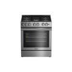 Blomberg BDF30522SS 30" Dual Fuel Slide-In Range with 5 Sealed Burners, 5.7 cu. ft. Oven Capacity, Pyrolytic Lock, Convection, Self Clean Oven, in Stainless Steel