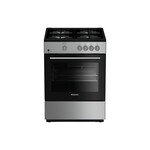 Blomberg BGR24102SS 24" Freestanding Gas Range with 4 Sealed Burners, 2.51 cu. ft. Oven Capacity, Electronic Ignition, Easy Clean Enamel Interior, Heavy Chrome Racks, in Stainless Steel