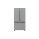 Blomberg BRFD2230XSS 36" Counter Depth French Door Refrigerator with 19.86 cu. ft. Capacity, Duo Cycle Frost Free Cooling, Blue Light Technology, Interior Filtered Water Dispenser, in Stainless Steel