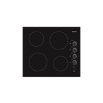 Blomberg CTE24402 24" Electric Cooktop with 4 Elements, Residual Heat Indicator and Six Cooking Levels Per Zone in Black