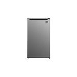 Danby DAR032B2SLM 19" Compact Refrigerator with 3.2 cu. ft. Capacity, Auto Defrost, Reversible Door, Glass Shelves, R600A Refrigerant and Energy Star in Stainless Steel