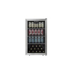 Danby DBC045L1SS 19" Beverage Center with 4.5 cu. ft. Capacity, Reversible Door, Door Lock, and LED Lighting in Stainless Steel