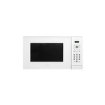 Danby DBMW1121BWW 21" Countertop Microwave with 1.1 cu. ft. Capacity, 1000 Watts Cooking Power, 6 Convenient Auto Cook Options and Child Safety Lock in White