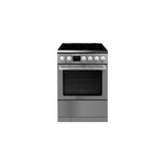 Danby DRCA240BSS 24" Slide-In/Freestanding Electric Range with 4 Elements, 2.5 cu. ft. Oven, Air Fry, ADA Compliant and Timer in Stainless Steel