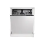 Blomberg DW51600FBI 24" Top Control Dishwasher with 14 Place Settings, 6 Programs, 4 Functions, 45 dBA, 3 Position Adjustable Upper Rack, LED Spot, Concealed Heating Element and Self-adjustable Hinge (Panel Ready)