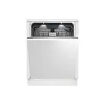 Blomberg DWT81800FBI 24" Built-In Tall Tub Dishwasher with 16 Place Setting, 8 Cycles, Top Control, 45 dBA, 3rd Rack and Inner Illumination (Panel Ready)