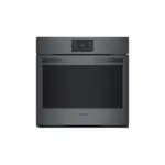 Bosch HBL5344UC 500 Series 30" Wide Electric Single Wall Oven with 4.6 cu. ft., Heavy-Duty Metal Knobs, EcoClean 2-Hour Self-Clean Cycle, Kitchen Timer and Extra Large Door Window, ADA Compliant, Star-K Certified (Black Stainless Steel)