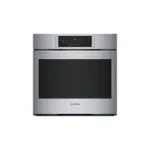 Bosch HBL8454UC 30" 800 Series Smart Single Wall Oven with 4.6 cu. ft. Capacity, Air Fry, Home Connection, Temperature Probe and Convection in Stainless Steel