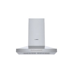 Bosch HCP50652UC 30" 500 Series Smart Pyramid Canopy Chimney Hood with 600 CFM, Touch Control with LCD Display, 4 Speed Controls, Aluminum Mesh Filters, Home Connect, in Stainless Steel