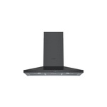 Bosch HCP86641UC 36" 800 Series Wall Mount Pyramid Canopy Chimney Hood with 600 CFM Blower, Dishwasher Safe Aluminum Mesh Filters, and Halogen Lighting, in Black Stainless Steel