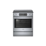 Bosch HEIP056U Benchmark Series 30" Electric Slide-in Range with 5 Elements, 4.6 cu. ft. Capacity, QuietClose Door and Genuine European Convection, in Stainless Steel