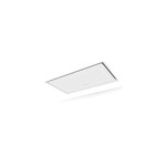 Faber HILTIS36WHNB 36" High-Light Ceiling Range Hood with LED Lighting, Remote Control, in White (Blower Sold Separately)