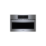 Bosch HMB50152UC 30" 500 Series Built-In Microwave Oven with 1.6 cu. ft. Capacity, 950 Microwave Power, Automatic Sensor, Glass turntable, in Stainless Steel