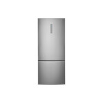 Haier HRB15N3BGS 28" Bottom Freezer Refrigerator with 15 cu. ft. Total Capacity, Field Reversible Doors, Sabbath Mode, Energy Star, in Stainless Steel