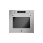 Bertazzoni MAST30FSEXT 30" Master Series Electric Convection Oven with Self Clean, Assistant, 4.1 cu. ft. Capacity, Full Width 8 Pass Broiler, Temperature Probe, in Stainless Steel