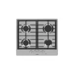 Bosch NGM5453UC 24" 500 Series Gas Cooktop with 4 Sealed Burners, Continuous Cast Iron Grates, FlameSafe Thermocouple Sensor and ADA Compliant in Stainless Steel