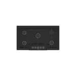 Bosch NGM8646UC 36" 800 Series Gas Cooktop with 5 Sealed Burners, Cast Iron Grates, ADA Compliant, Continuous Grates, Automatic Electronic Re-Ignition, OptiSim Burner, in Black