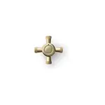 AGA P072920PBR 7-Knob Pack for 36" Elise Ranges in Polished Brass