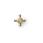 AGA P072926BBR 9-Knob Pack for 48" Elise Ranges in Brushed Brass