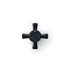 AGA P076077BLK 9-Knob Pack for 48" Elise Ranges in Black