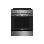 Haier QSS740RNSS 30" Smart Slide-In Electric Range with 4 Radiant Elements, 5.7 cu. ft. Capacity, WiFi Connection, No Preheat Air Fry, in Stainless Steel