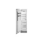 Bertazzoni REF24FCIPRL23 24" Built-In Freezer Column with 12.6 cu. ft. Total Capacity, Automatic Ice Maker, White Aluminum Interior, LED Lighting, Digital Touch Control Interface, Sabbath Mode, in Panel Ready (Left Hinge)