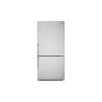 Bertazzoni REF31BMFIX 31" Bottom Freezer Refrigerator with Factory Installed Ice Maker, Reversible Doors, in Stainless Steel (Handles Sold Separately) (Right Hinge)