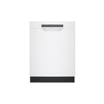 Bosch SGE53C52UC 24" 300 Series Smart Built-In Dishwasher with 13 Place Settings, 5 Cycles, Home Connect, RackMatic and PrecisionWash (White)