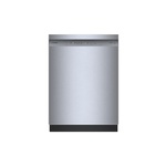 Bosch SHE41CM5N 24" 300 Series Smart Built-In Dishwasher with 12 Place Settings, 8 Cycles, Home Connect, PureDry and PrecisionWash (Stainless Steel)