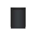 Bosch SHE4AEM6N 24" 100 Series Smart Recessed Handle Dishwasher with 14 Place Setting, 8 Cycles, PureDry, Home Connect and RackMatic (Black)