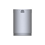 Bosch SHE53B75UC 24" 300 Series Smart Recessed Handle Dishwasher with 15 Place Settings, Home Connect, EasyGlide Rack System, ENERGY STAR Certified, PureDry and PrecisionWash in Stainless Steel