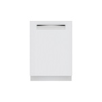 Bosch SHP78CM2N 800 Series 24" Smart Pocket Handle Built-In Dishwasher with 16 Place Setting, Flexible 3rd Rack, Home Connect, Energy Star, NSF Certified (White)