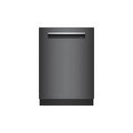 Bosch SHP78CM4N 800 Series 24" Smart Pocket Handle Built-In Dishwasher with 16 Place Setting, Flexible 3rd Rack, Home Connect, Energy Star, NSF Certified (Black Stainless Steel)