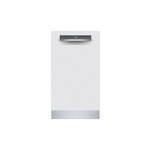 Bosch SPE53C52UC 18" 300 Series ADA Compliant Smart Built-In Dishwasher with 10 Place Settings, PrecisionWash, Home Connect, 3rd Rack and AquaStop Plus (White)