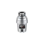 XO XOD34PRO Food/Garbage Disposer with 3/4 HP, Continuous Feed Operation, Sound Insulation Shield, Stainless Steel Turntables and Cast Impellers