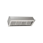 XO XOI45KSE 46" Range Hood Insert with 1000 CFM, Delay Shutoff, LED Lighting and Stainless Steel Baffle Filter in Stainless Steel