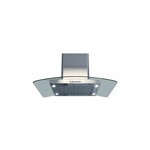 XO XOMI36GC 36" Island Mount Range Hood with 600 CFM, Code Compliance Control, LED Lighting, Glass Canopy and Aluminum Mesh Filter in Stainless Steel