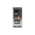 XO XOU15BCGSR 15" Undercounter Beverage Center with 66 Can Capacity, LED Lighting, Glass Shelves, Low-E Glass Door, Digital Temperature Control, Removable Wine Cradle, in Stainless Steel (Right Hinge)