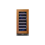 XO XOU15WGOL 15" Single Zone Wine Cooler with 34 Bottle Capacity, Telescopic Racks, LED Lighting, Precise Temperature Digital Controls, in Panel Ready (Left Hinge)